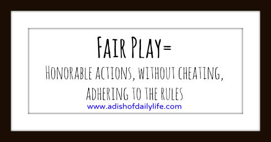 A Sense of Fair Play | A Dish of Daily Life #youthsports