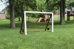 Goalrilla Gamemaker Soccer Goal in Backyard