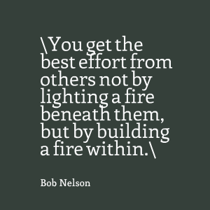 Building a Fire Within coaching quote