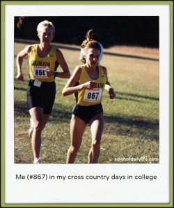 My college running days