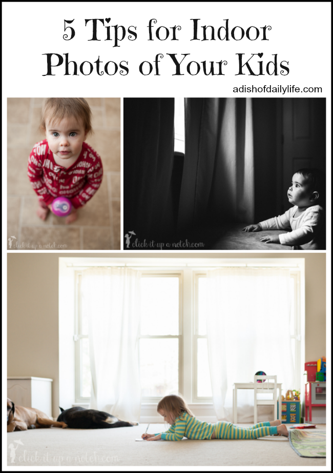 5 Tips for Indoor Photos of Your Kids