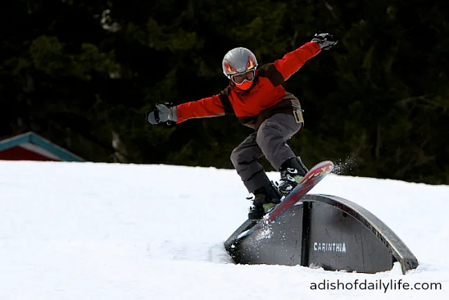 snowboarding