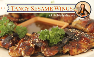 Tangy Sesame Chicken Wings