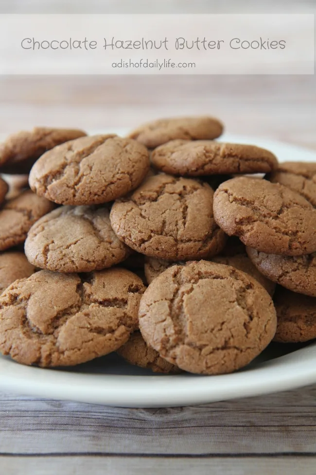 Chocolate Hazelnut Butter Cookies