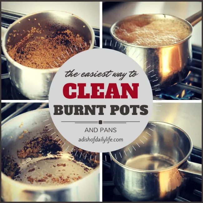 Clean Burnt Pots and Pans