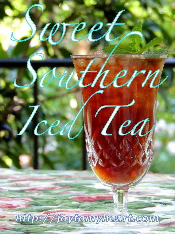 Sweet Southern Iced Tea