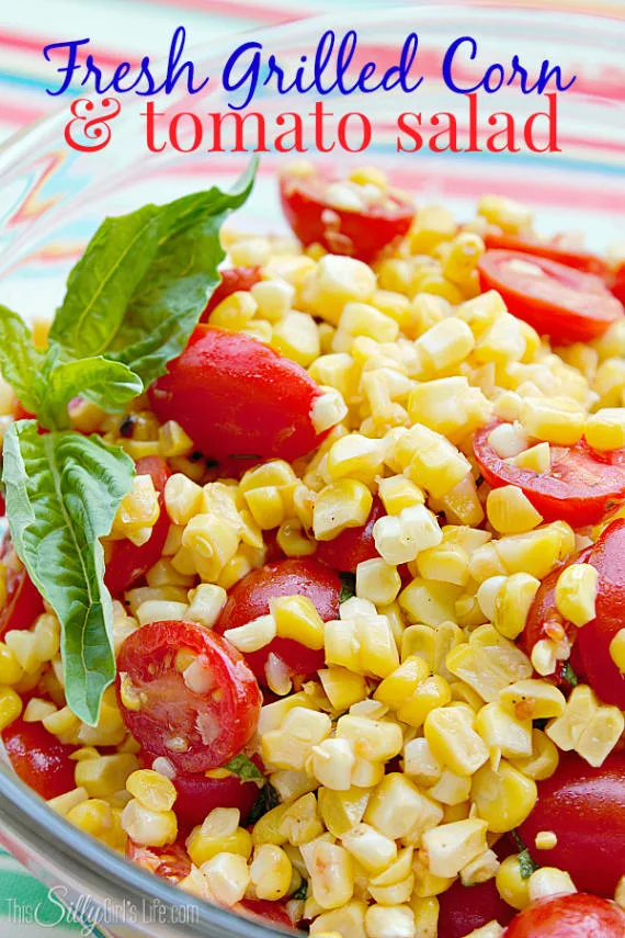 grilled corn tomato salad