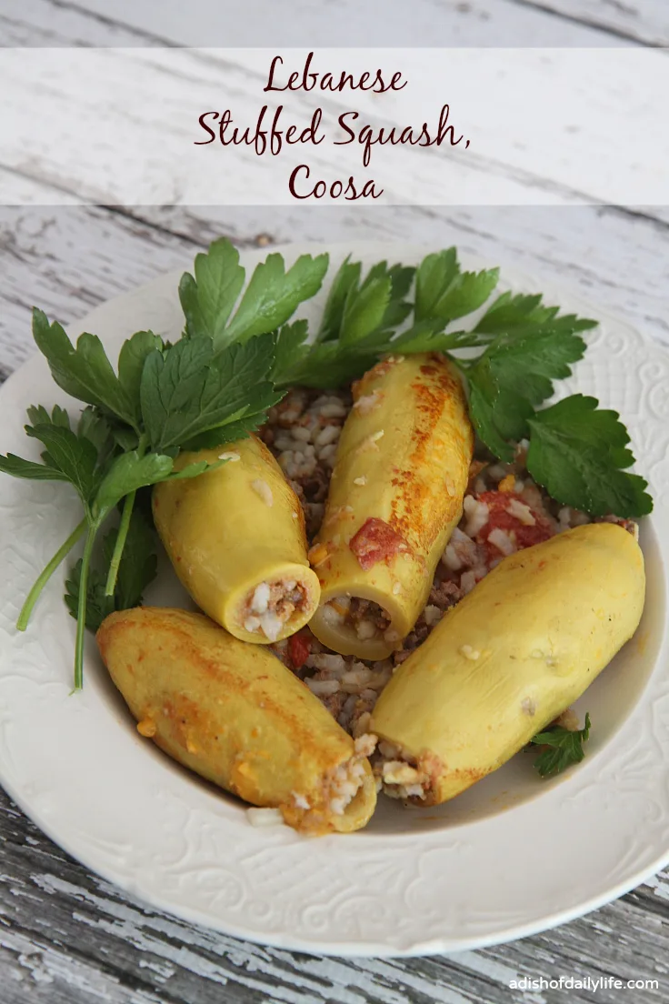 Lebanese Stuffed Squash, Coosa