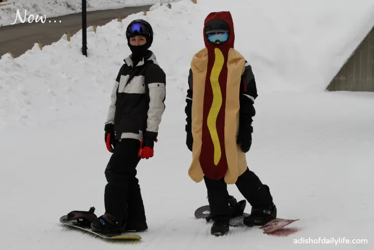 SnowboardingHotDog