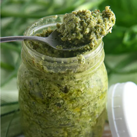 Garlic Scape Pesto