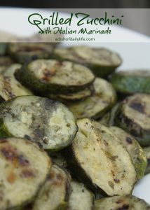 Grilled Zucchini with Italian Marinade