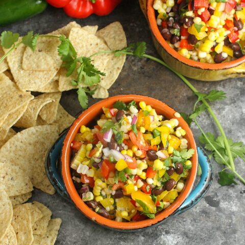 Corn Salsa with Black Beans