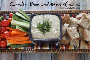 Cannellini Bean and Mint Hummus