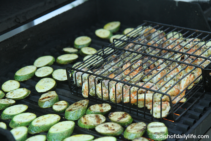 Lemon Pesto Shrimp on the Grill