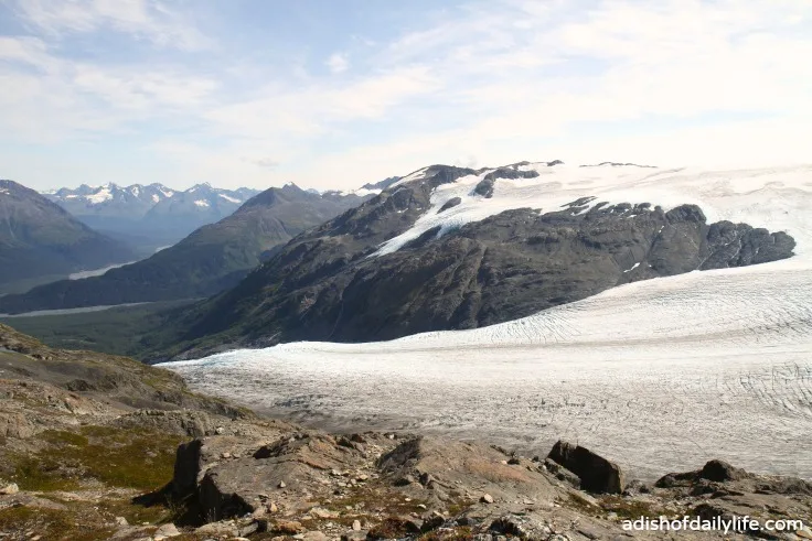 Harding Icefield top of the hike