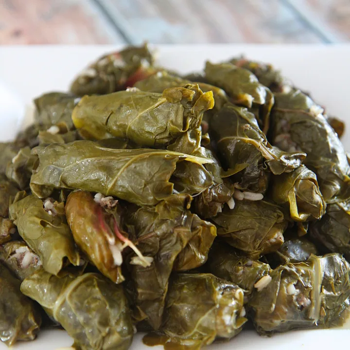 Lebanese Stuffed Swiss Chard Leaves