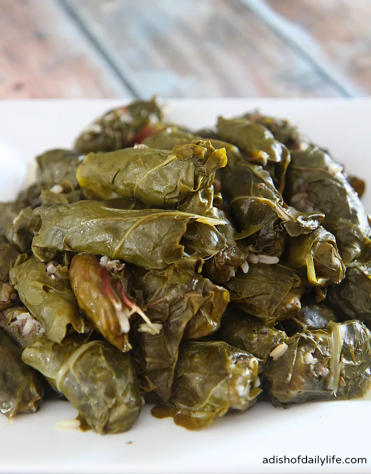 Lebanese Stuffed Swiss Chard Leaves