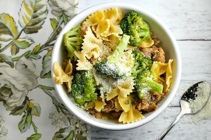  Sausage Broccoli Pasta is a go-to recipe for our family...fast, easy, delicious and it only uses one pot, so clean up in minimal! You can have it on the table in under 30 minutes too!