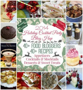 40 Holiday Cocktail Party Recipes...from appetizers and cocktails mocktails to desserts and sweet treats