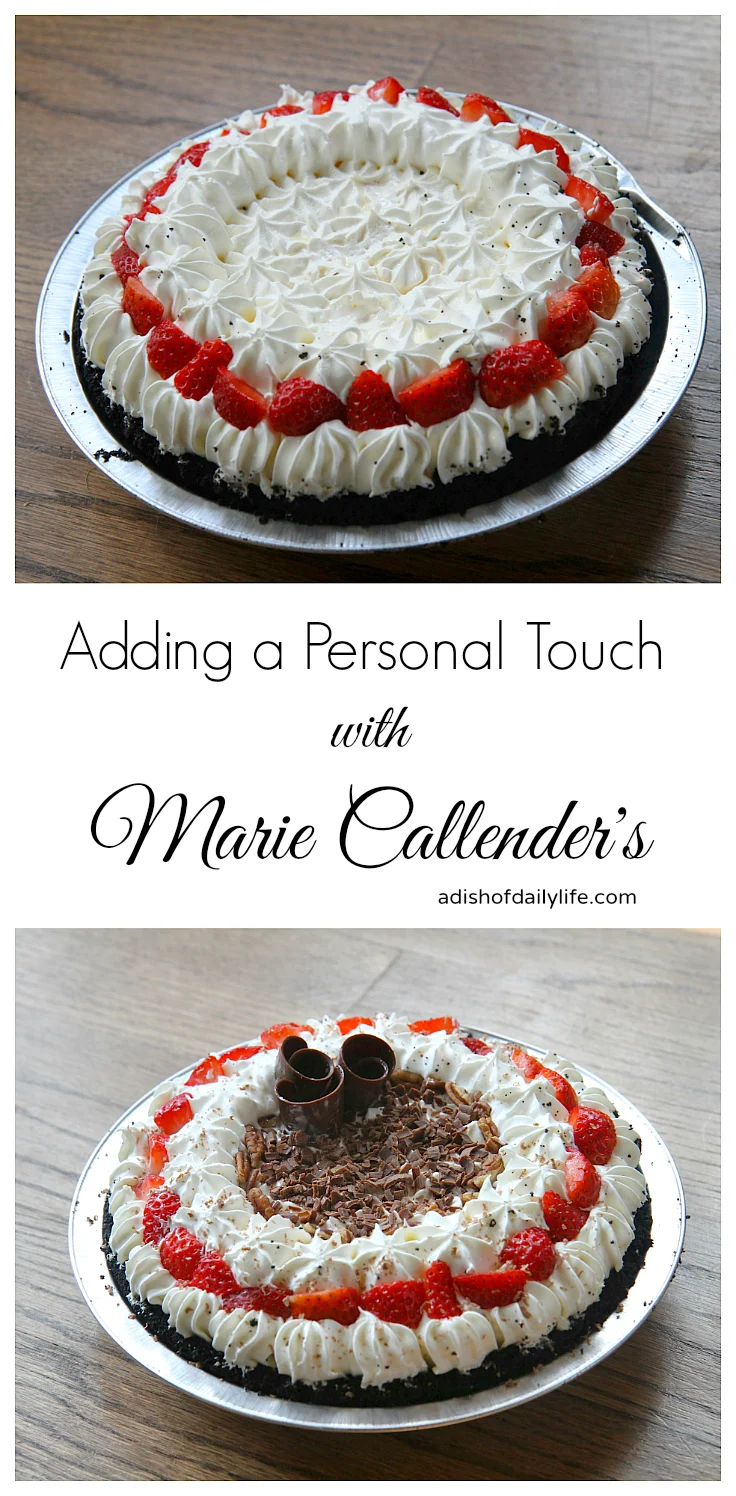 Adding a Personal Touch with Marie Callender's