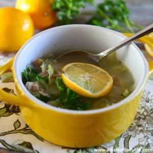 Chicken & Cabbage Soup with Quinoa