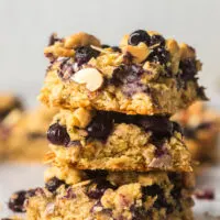 side view of 3 bars stacked on top of each other.