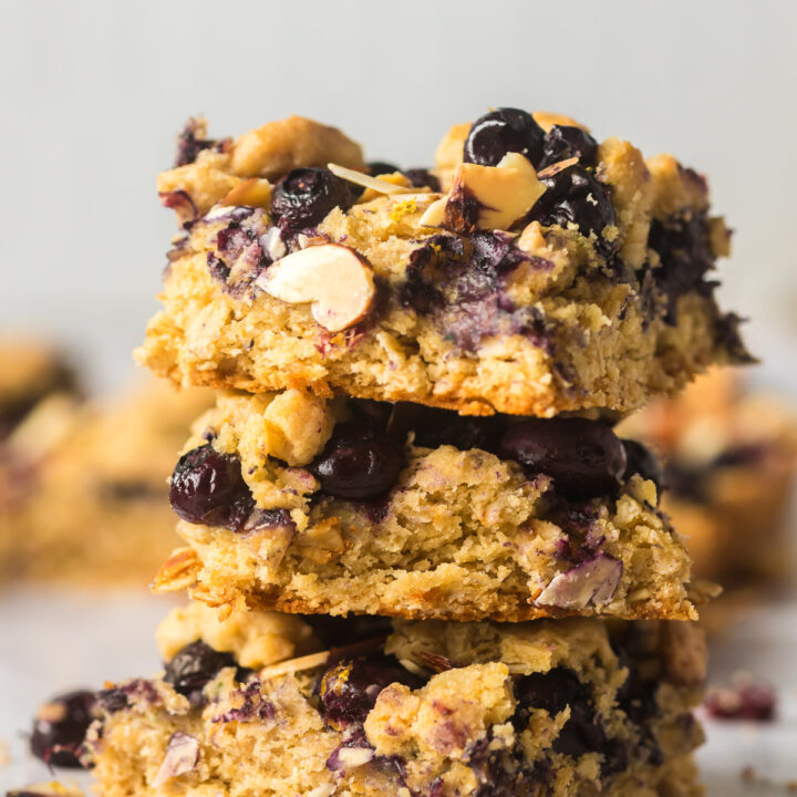 side view of 3 bars stacked on top of each other.
