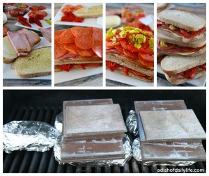 Grilled Italian Panini step by step