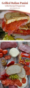 Grilled Italian Panini with Hormel Pepperoni