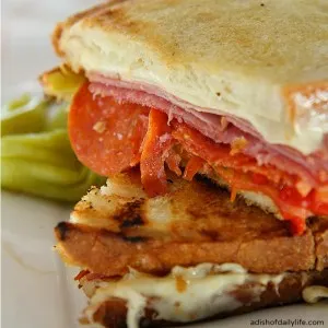 Grilled Italian panini