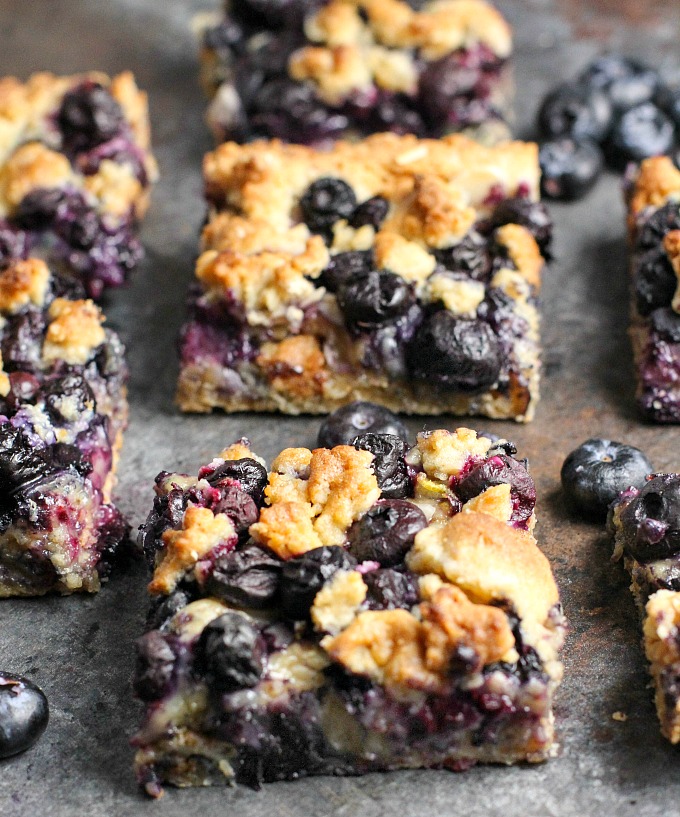 Lemon Blueberry bars...a delicious fruity bar cookie, perfect for anytime snacking!