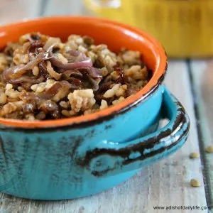 Middle Eastern Recipes Lentils with Rice