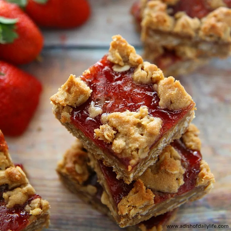 PB&J Cookie Bars