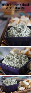 Add another dimension of flavor to your spinach and artichoke dip with roasted garlic!