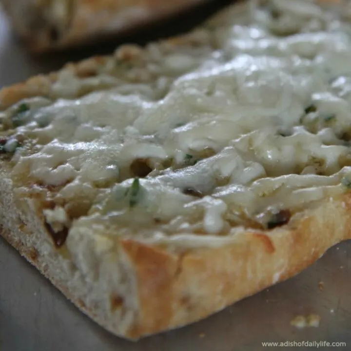 Four Cheese Roasted Garlic Bread