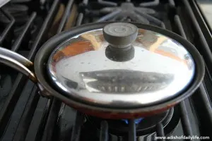 Cover your sandwich to help the cheese melt