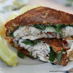 Turkey Club Havarti Grilled Cheese for National Grilled Cheese Month
