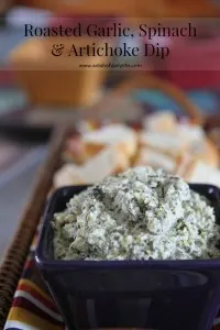 Roasted Garlic, Spinach & Artichoke Dip