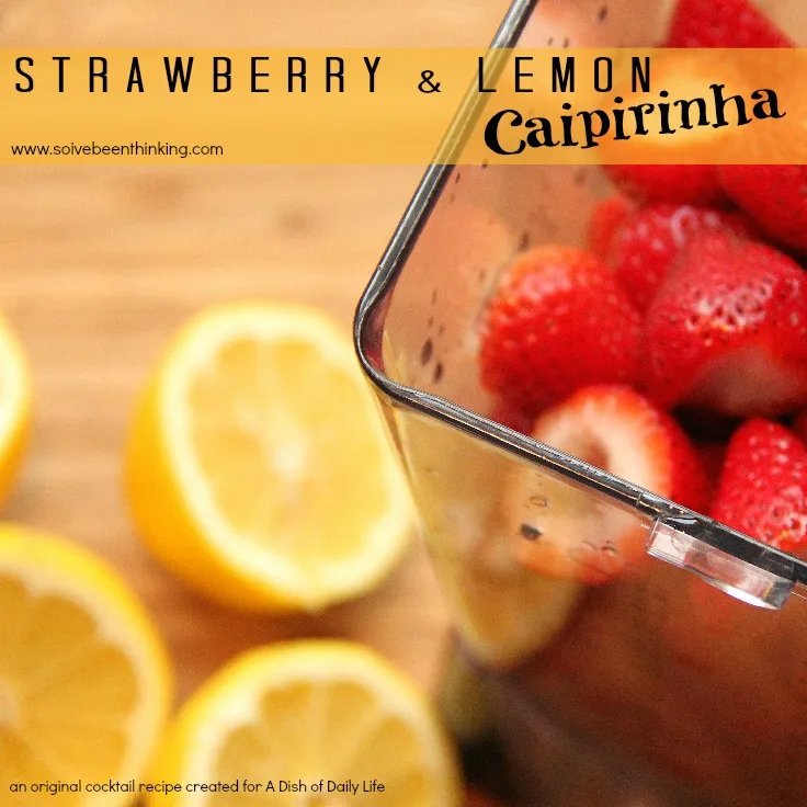 Strawberry & Lemon Caipirinha