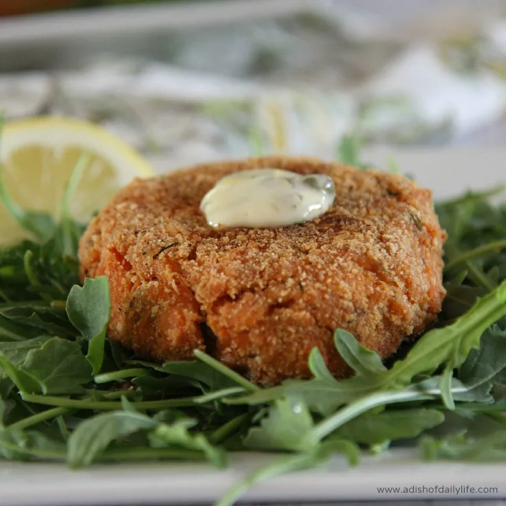 Baked Salmon Cakes square