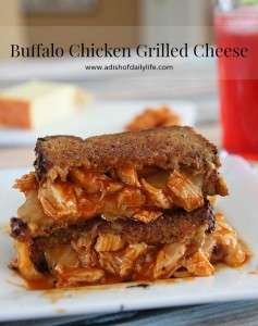 Not your mom's grilled cheese...Spicy buffalo sauce meets creamy muenster in this delicious finger licking gourmet grilled cheese recipe!