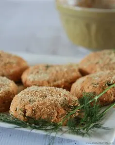 Form salmon into cakes