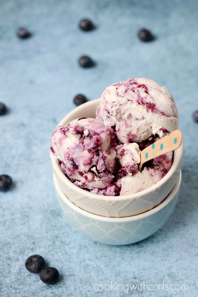 Blueberry Cheesecake Ice Cream