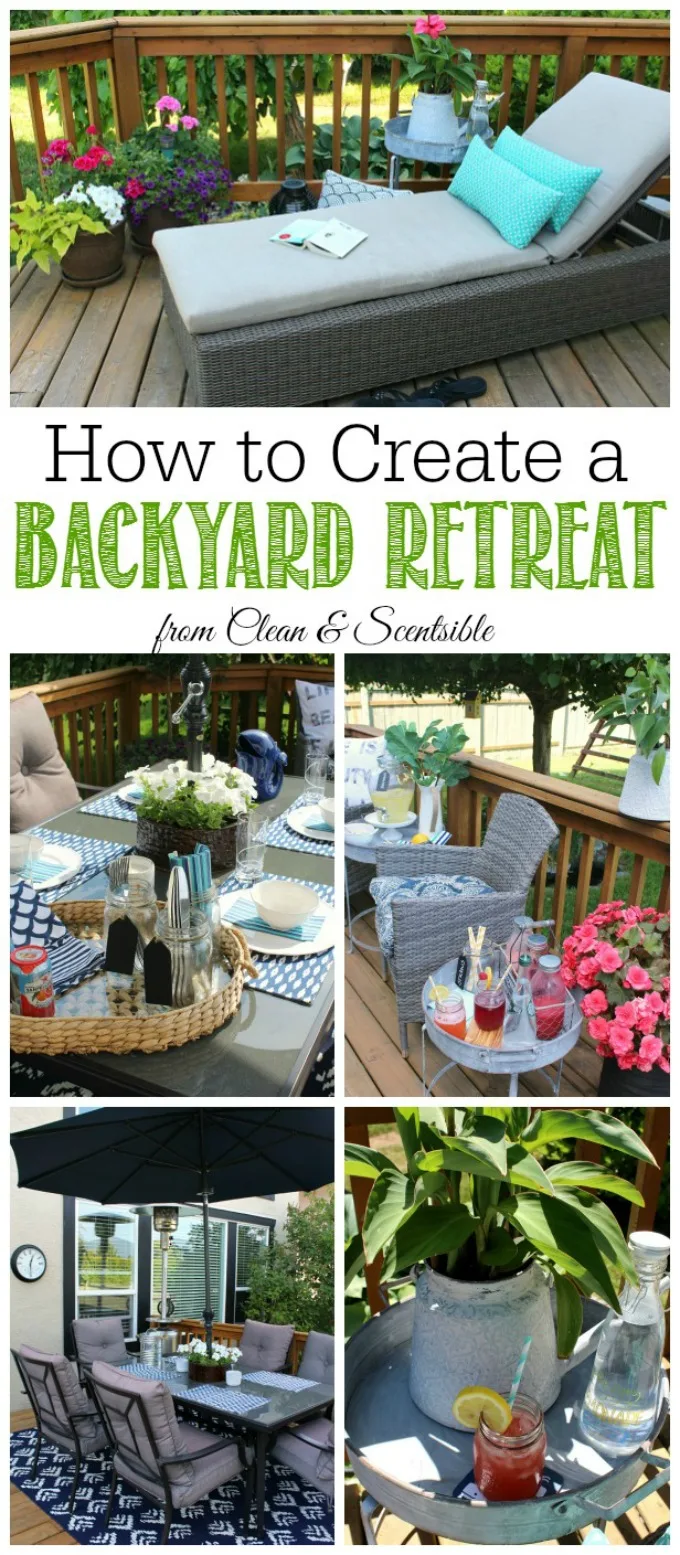 How to create a backyard retreat