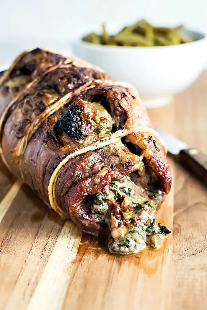 Baked Stuffed Flank Steak