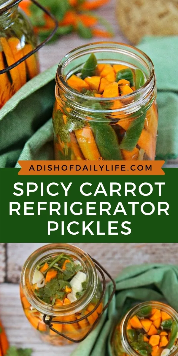 Spicy Carrot Refrigerator Pickles