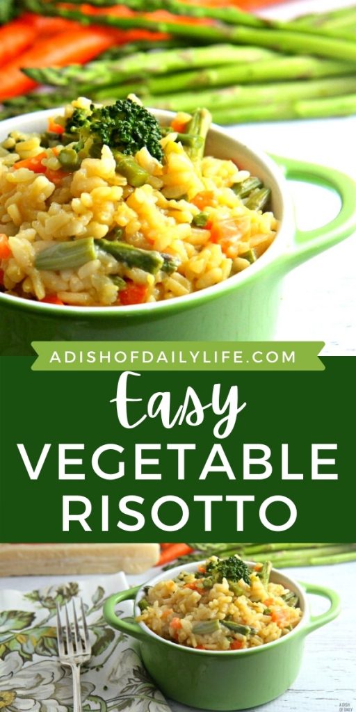 Easy Vegetable Risotto Recipe - A Dish of Daily Life