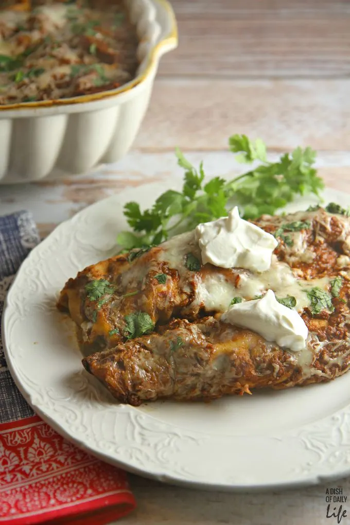 Chicken Enchiladas with Southwestern Molé Sauce...a cross cultural recipe combination inspired by my husband's grandmother. 