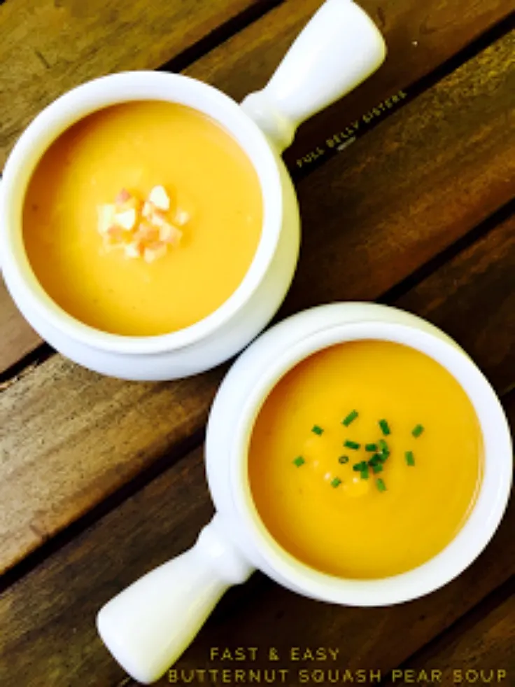 butternut squash pear soup