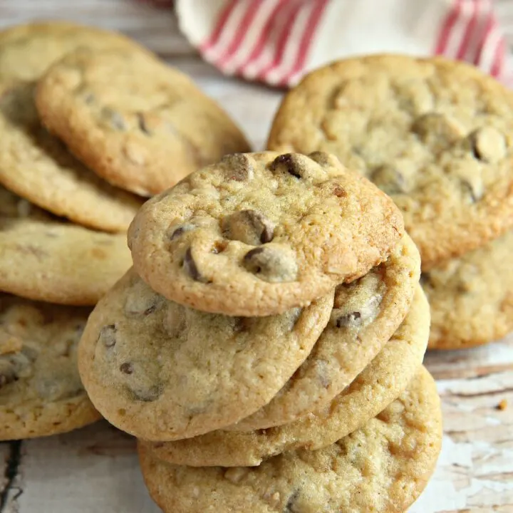 Chocolate Chip Toffee Coffee Cookies